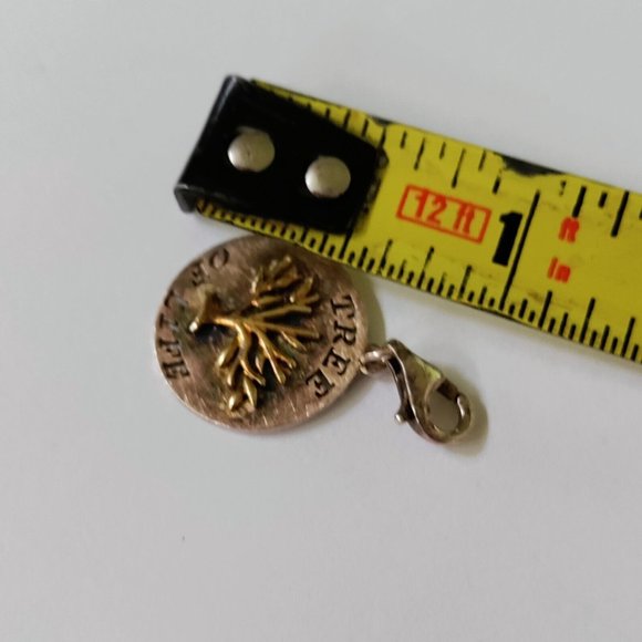 MARY MARGRILL Tree of Life .925 Silver Charm Pendant w/ Lobster Clasp - Picture 3 of 4